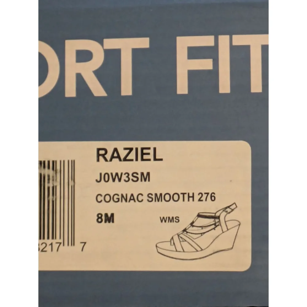 Women's Jellypop Brown Wedge Sandals Size 6 - Picture 6 of 6